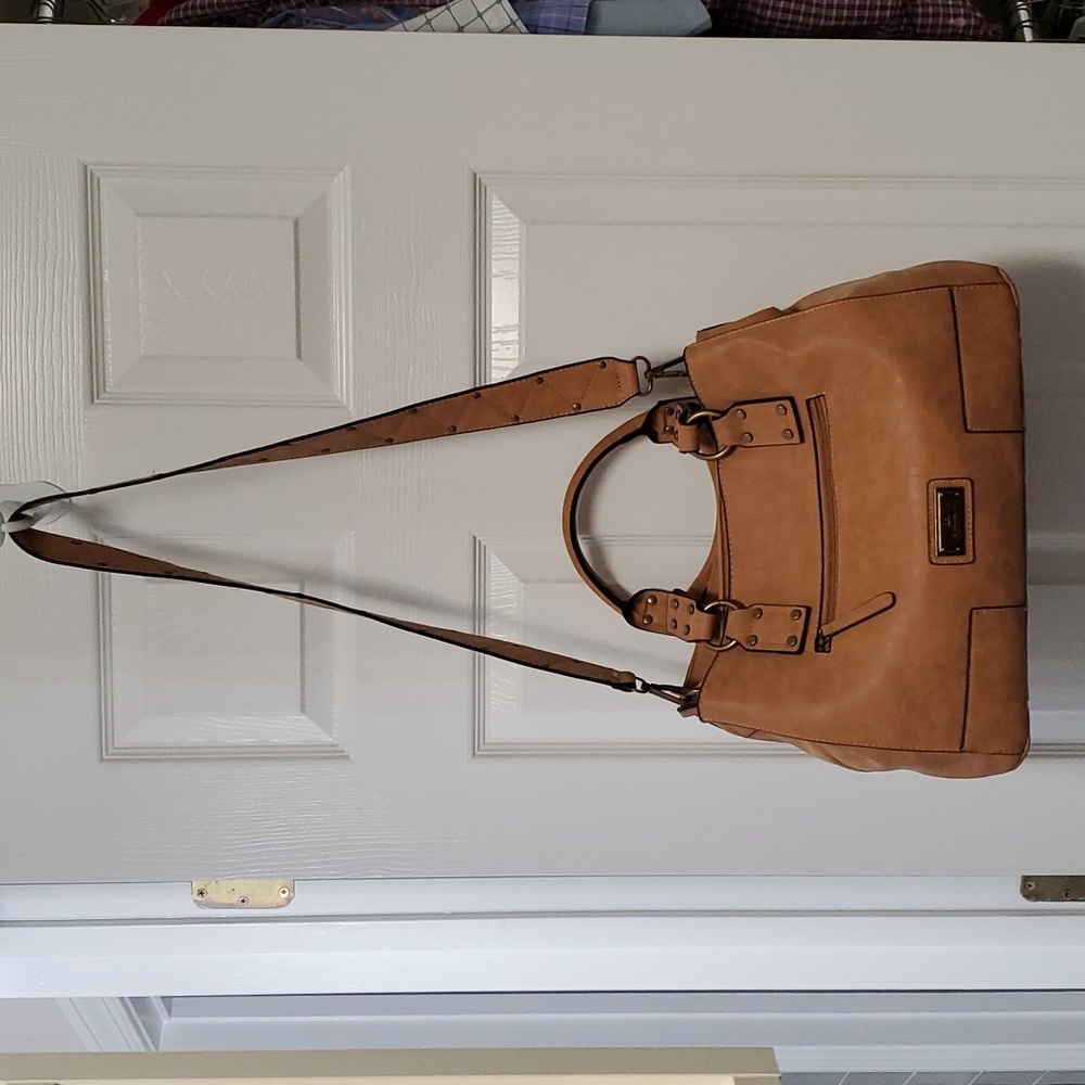 Borsani tan bag - like NEW